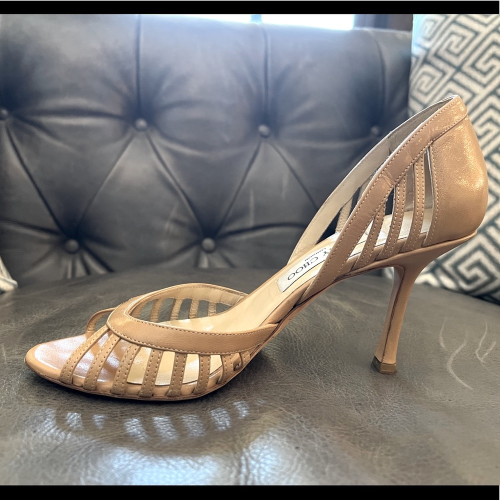 Authentic Jimmy Choo Sandals Heels Sz 38